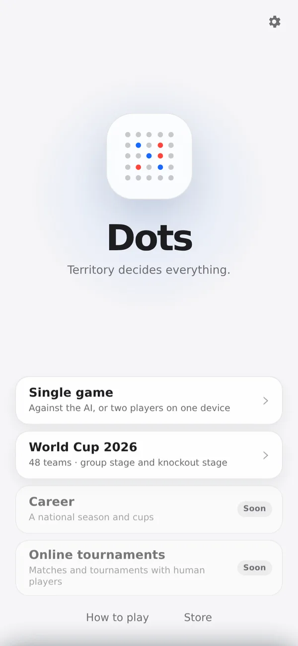 Home screen